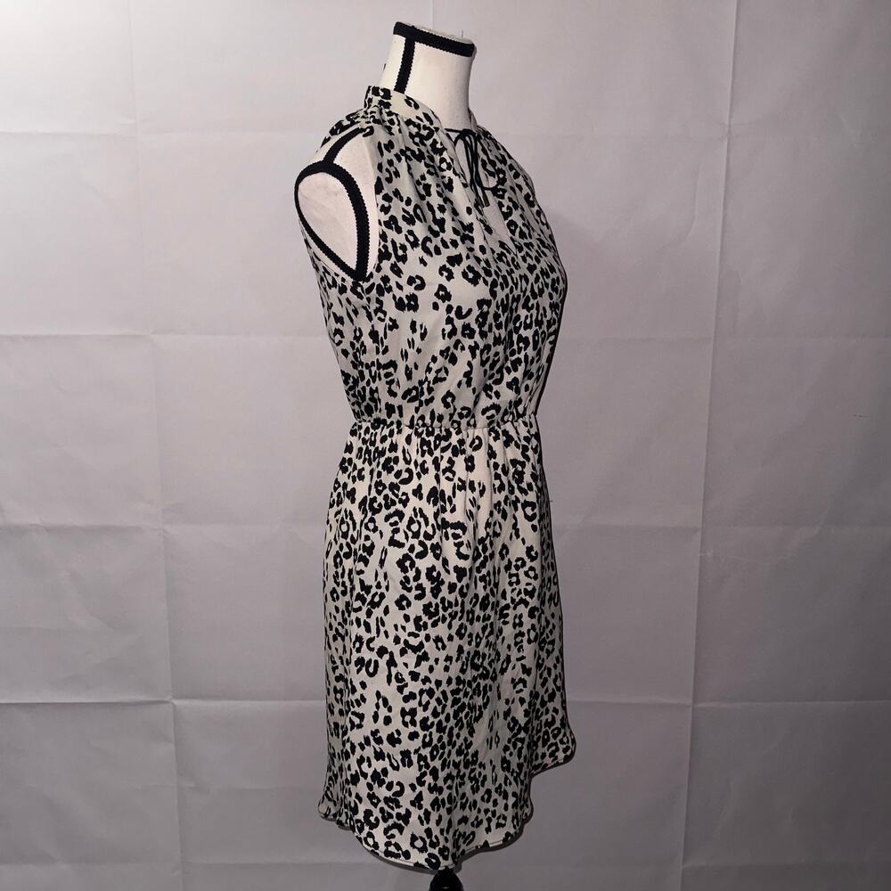 Mng Collection Leopard Print Short Sleeve Dress W… - image 3